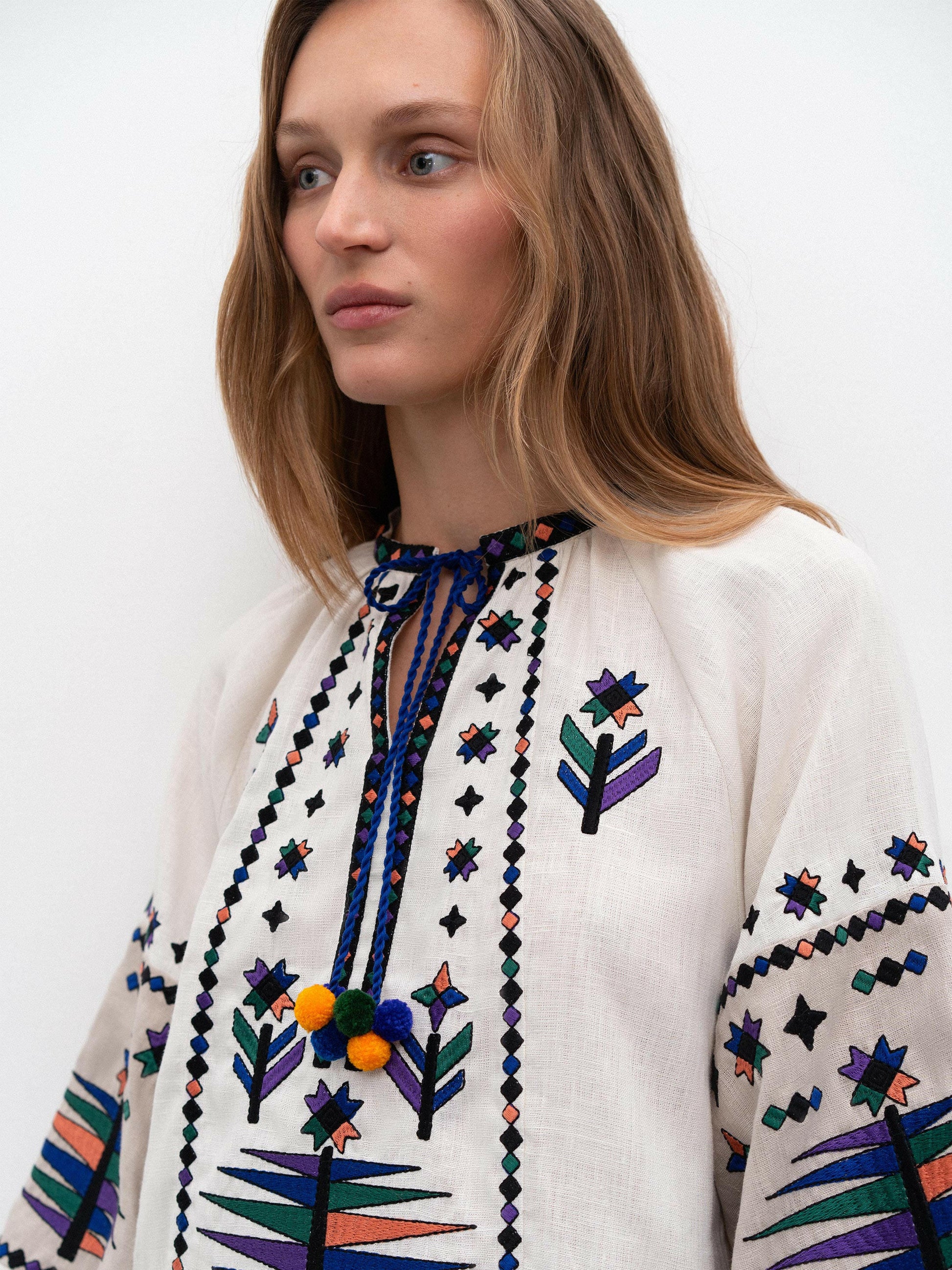 NINAH- Embroidered Shirt 