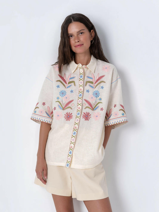 RHOSLYN - Embroidered Shirt