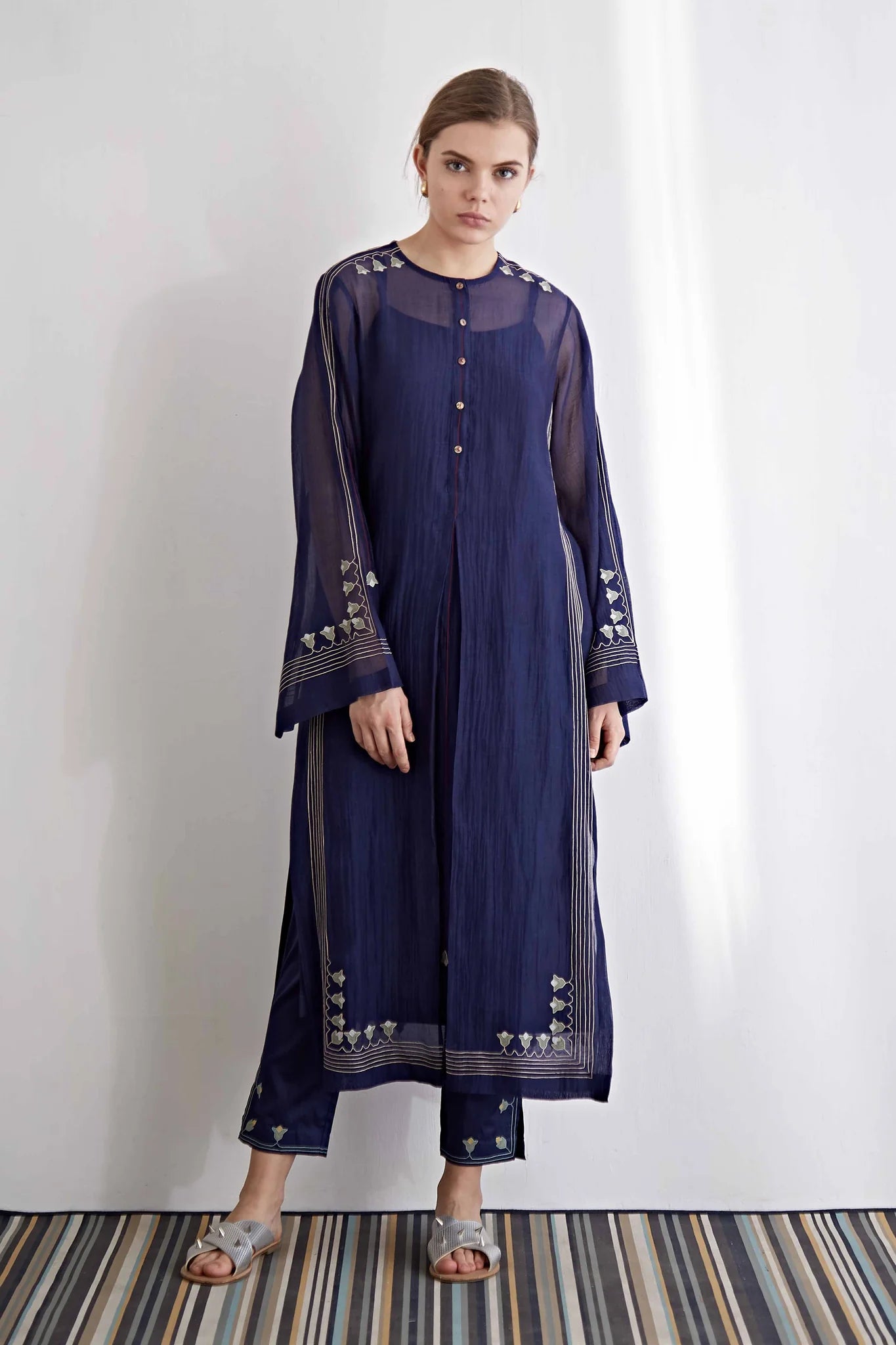 ZARAH 05 - Embroidered Cutwork Dress