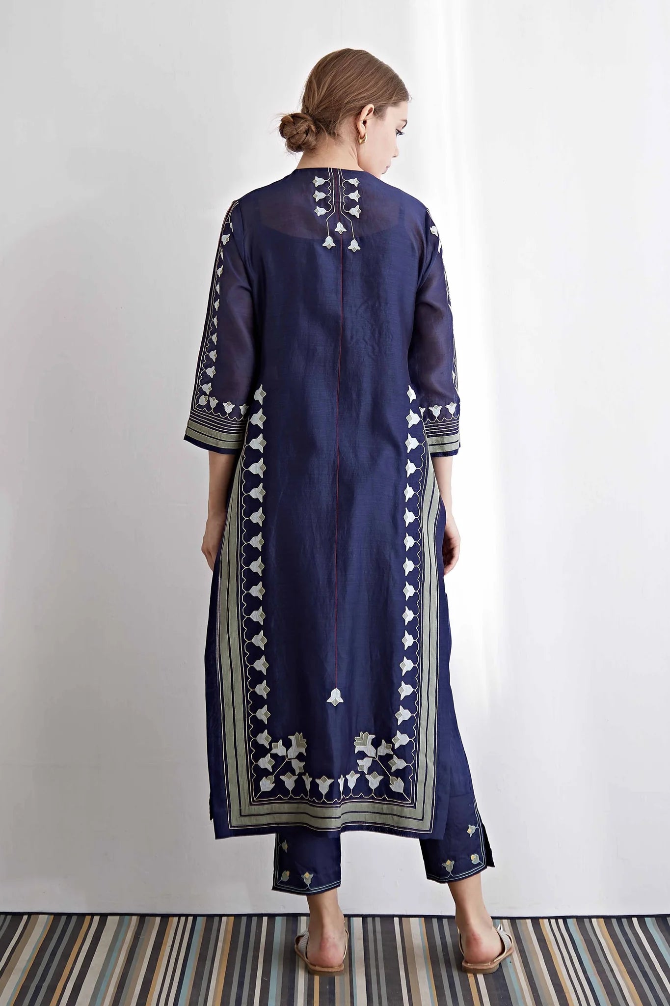 ZARAH 06 - Embroidered Cutwork Dress