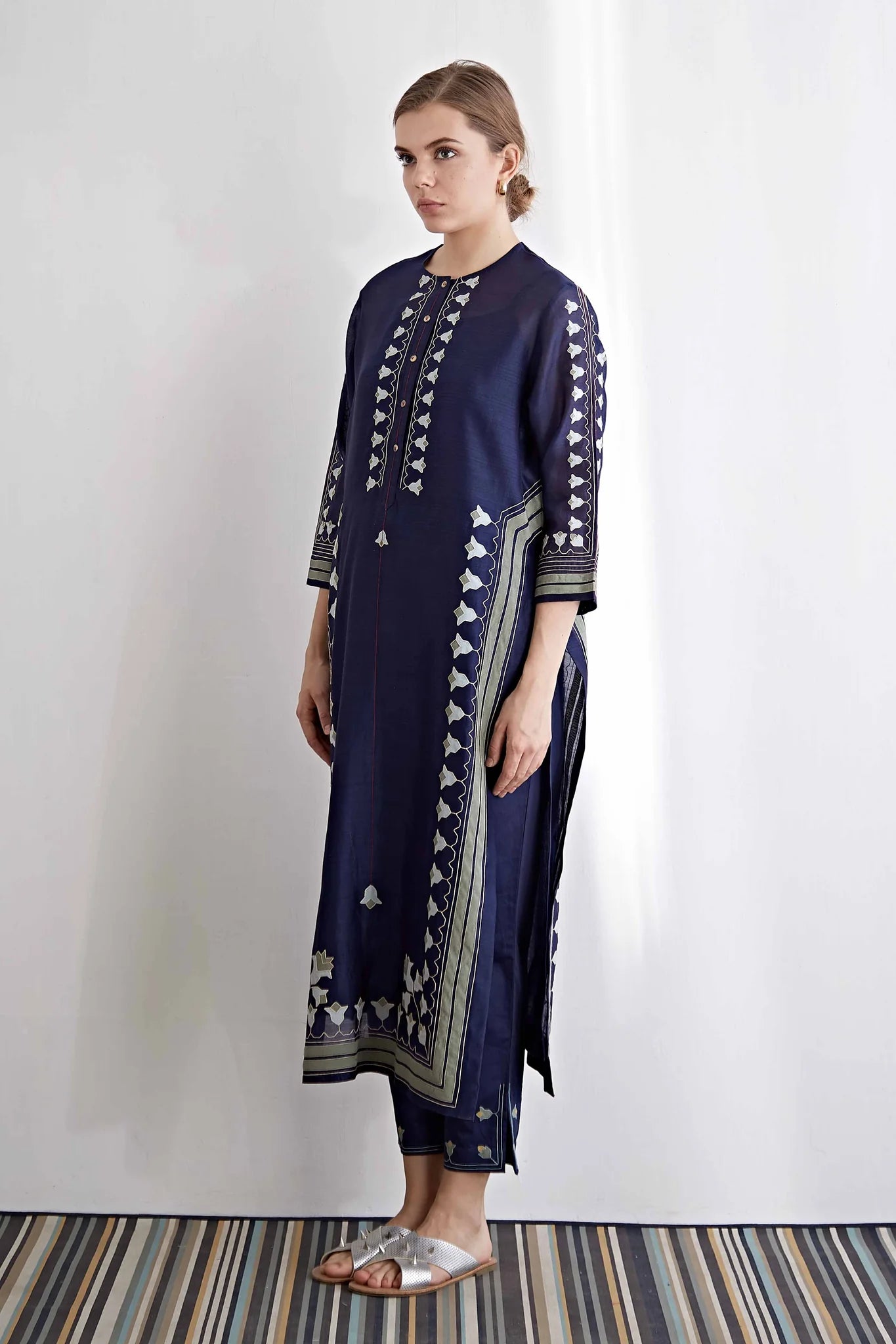 ZARAH 06 - Embroidered Cutwork Dress