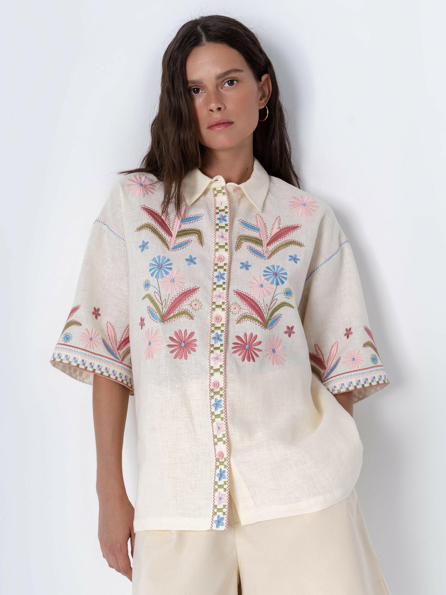 RHOSLYN - Embroidered Shirt